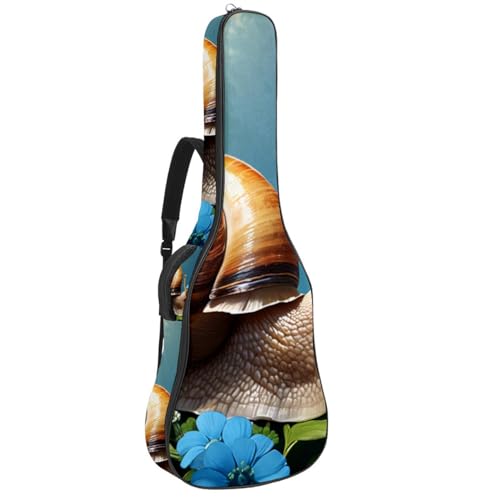 Sac pour guitare acoustique multicolore imperméable avec poches de rangement