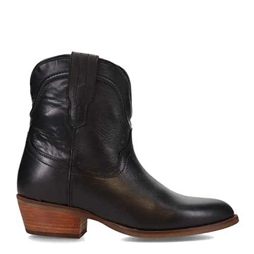 Dingo Womens Seguaro Round Toe Pull On Casual Boots Ankle Low Heel 1-2" - White2