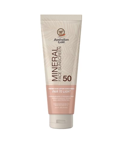 Australian Gold SPF 50 Tinted Mineral Face Sunscreen