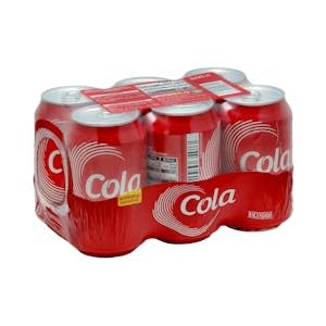 Refresco cola Hacendado 6 latas x 330 ml Pack 2
