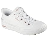 Skechers Street Womens,Arch FIT Arcade-See YA There,WHT,7.5 M US
