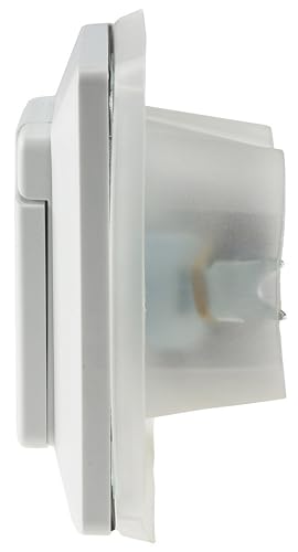 Delphi gniazdko podtynkowe, IP44, z pokryw? na zawiasach, 230 V-240 V, 16 A, gniazdko ze stykiem ochronnym, do pomieszcze? wilgotnych, na zewn?trz, bia?e