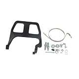 SUUFOO Kit di ricambio per manubrio del freno a catena per motosega MS440 MS460 044 046 1128 790 9150, maniglia del freno anteriore, fascia freno a catena, kit viti di regolazione.