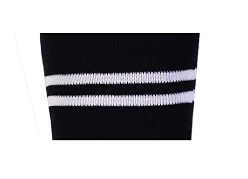 Image of RC. ROYAL CLASS Boys & Girls Striped Organic Cotton Calf Length School Socks for Kids, Anti Odour Soft and Breathable Uniform Socks (Pack of 4 Pairs)