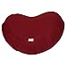 Yogabox Poduszka do medytacji Zafu Zen półksiężyc Basic z zamkiem błyskawicznym, bordowa
