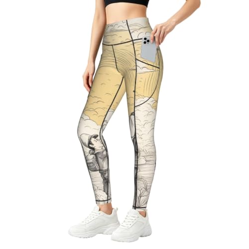 Leggings con estampado Happy Fathers Day conjuntos de entrenamiento mujer mallas fitness diarias