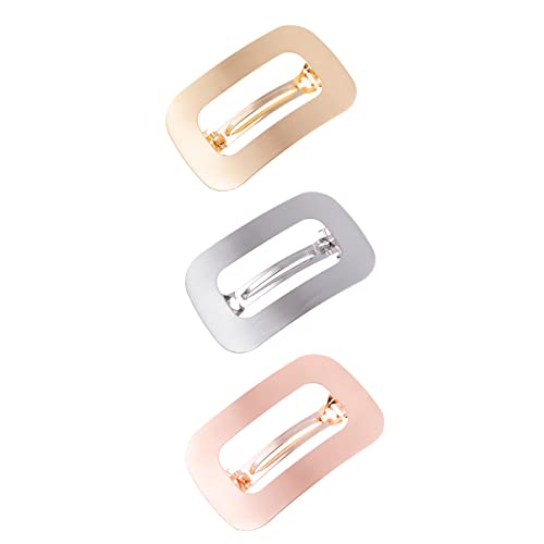LALAFINA Elegant Large Barrette Clips Women's Decorative Hairpin Clip Rose