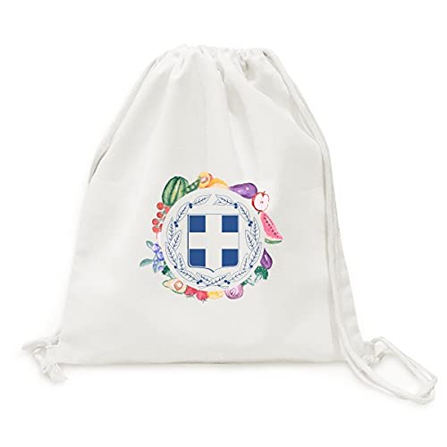 Sac fruits et légumes Grèce pliable pour le marché et vos courses