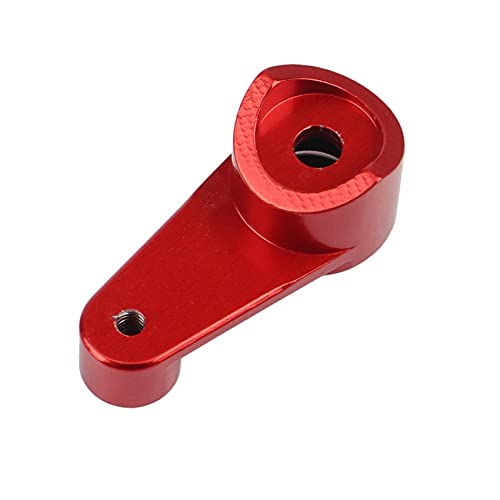 Limnyves Metal Servo Arm Servo Horn For 1/24 Rc Crawler Car Axial Scx24 90081 Axi00001 Upgrade Parts Accessories,1, Red #TOP5