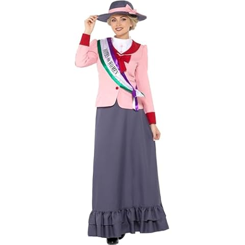 Smiffys Deluxe Victorian Suffragette Costume Set Cover