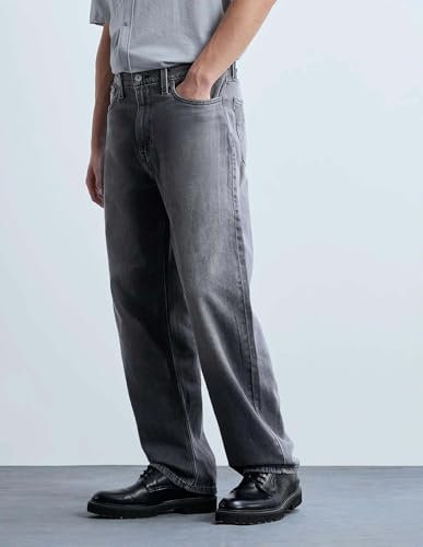 Image of KOTTY Men's Straight Fit Jeans - Classic Denim with Comfortable Fit, Durable Fabric, and Timeless Style