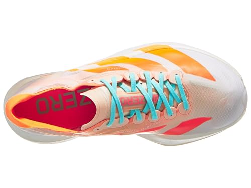 Image of Adidas CRYSAN /FLAORA /FLAAQU Women's Adizero Adios PRO 4 W Crystal sandFlash Orange /Flash Aqua 9.5 US, Wide