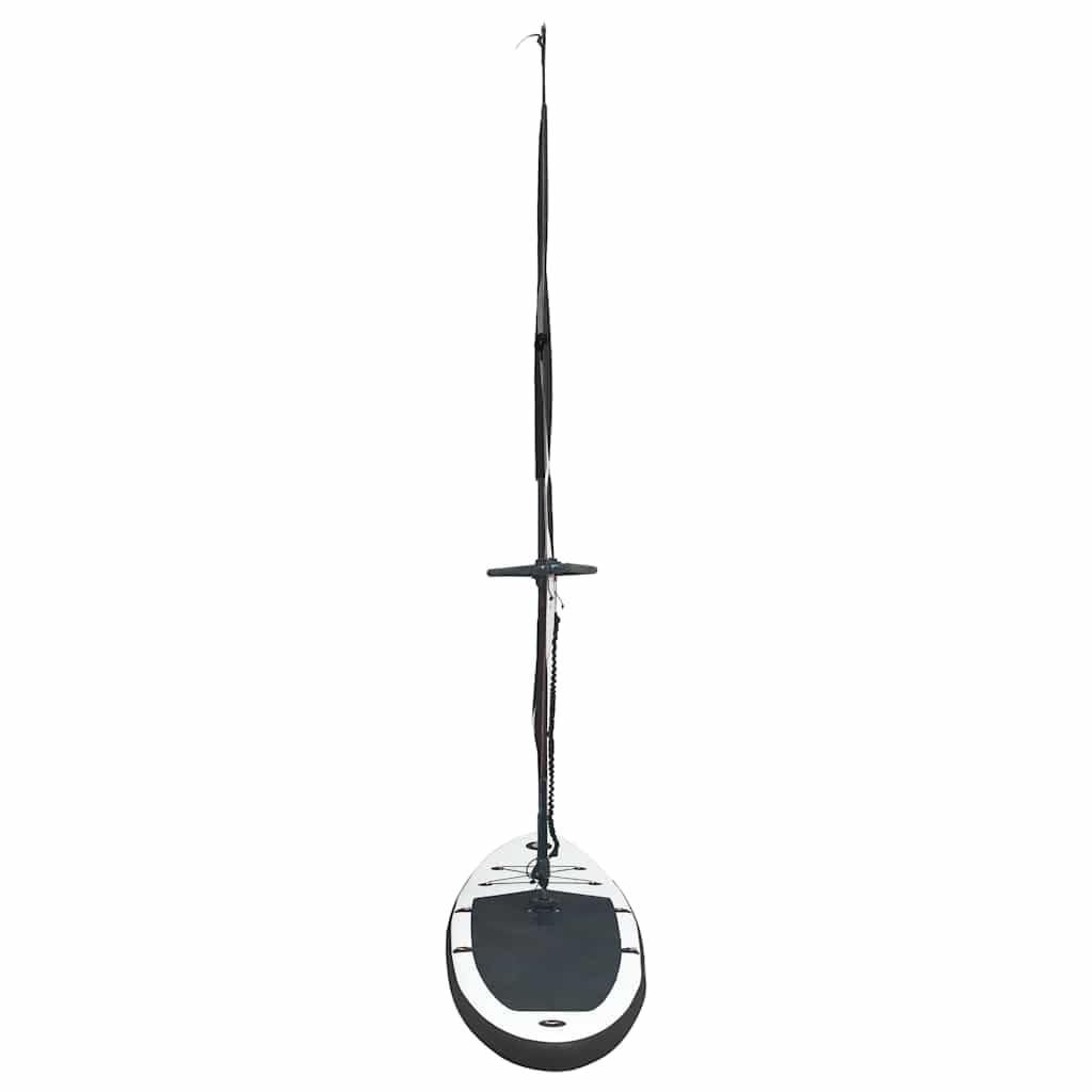 Aufblasbares Stand Up Paddle Board mit Segel 330 x 72 x 10 cm - Komplettes SUP Set inkl. Pumpe und Tragetasche für Anfänger