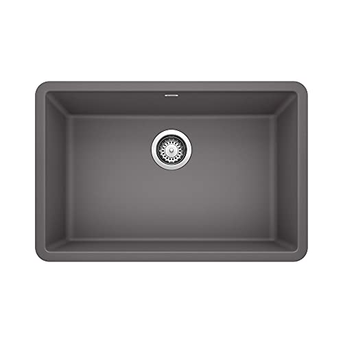 BLANCO, Cinder 522427 PRECIS SILGRANIT Single Bowl Undermount Kitchen Sink