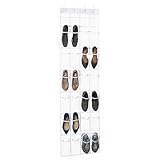 Over The Door Clear Shoe Organizer/Storage Rack