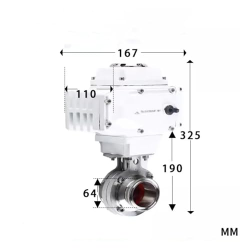 Soupape 2" 51 mm à commande électrique 24V étanche - 3