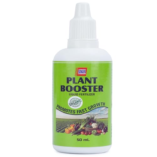 Image of Organic Plant Booster Liquid - Fast-Acting Growth Fertilizer for Indoor & Outdoor Plants, Flowers, Vegetables & Houseplants 50ML booster || (Pack of 2)