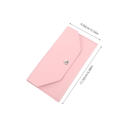 2pcs Pu Leather Change Purse Snap Closure Compact Holder for Women for Shopping and Travel Lightweight Money Organizer and Black2