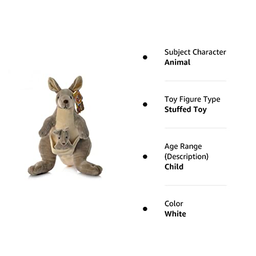 Cute Rabbit 10 Inch Kangaroo Plush Toy Stuffed Animal Toy Plush Animal Doll #TOP3