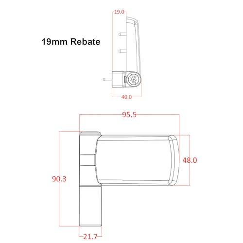 UPVC Door Flag Hinge Patriot Plus High Security 3D Adjustable PAS24 Chrome Flag Hinge 19MM - Image 2