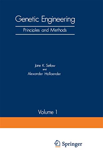 Genetic Engineering: Principles and Methods: Principles and Methods Volume 1 view 2