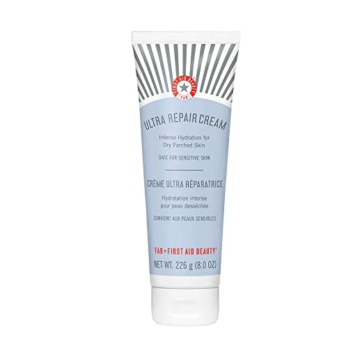 First Aid Beauty Crema Hidratante Intensa Facial y Corporal Mujer de Rápida Absorción para Pieles Sensibles, 56.7 gr