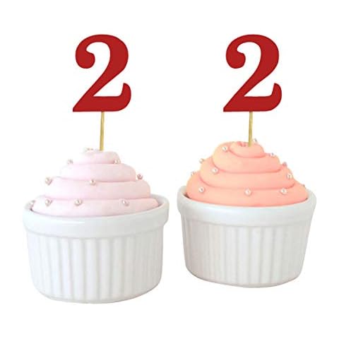 Darling Souvenir Number 2 Cupcake Toppers Cover