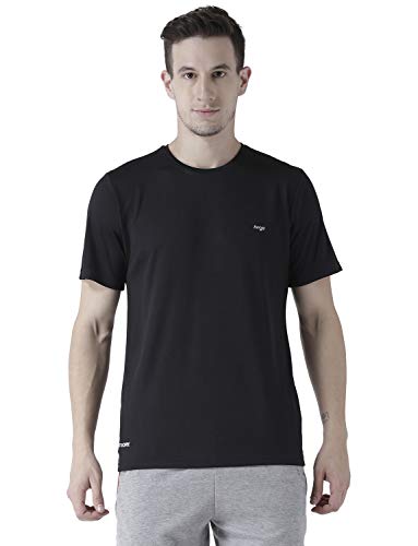 Image of berge' Men Instadry Dryfit Round Neck Sports Tshirt for Badminton, Running Activity, Casual Plain Tshirt for Men's, Regular Fit Gym Wear Tees, Half Sleeve Tshirt for Men for Exercise