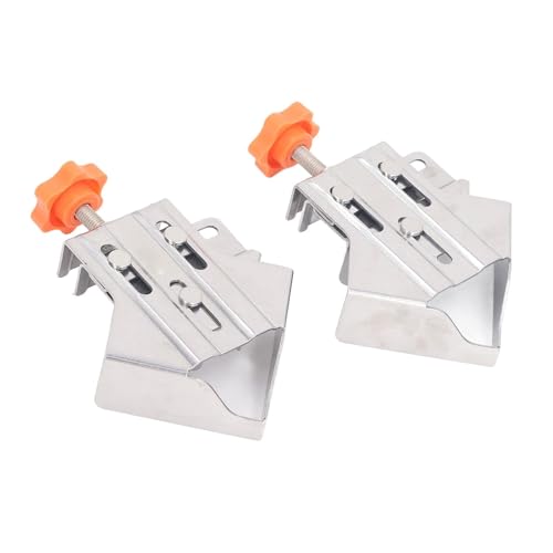 La Mejor Lista de Esquinas rectas disponible en línea. 45 ANNTHOR Abrazadera De Ángulo Recto, Abrazadera de Esquina Multiusos de Acero Inoxidable de 90 Grados, Abrazaderas de Esquina para Carpintería (Cerrado*2)