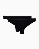 EMPORIO ARMANI Damen 2 Pack Brazilian Slip, Black/Black, M EU