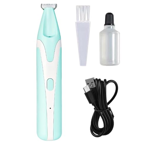 Cortapelos para Perros,Recortadora Recargable por USB Impermeable con Cuchilla de Cerámica - Recortadora de Pelo para Gatos - Mascotas, Perros, Cuerpo, Orejas, Garras,