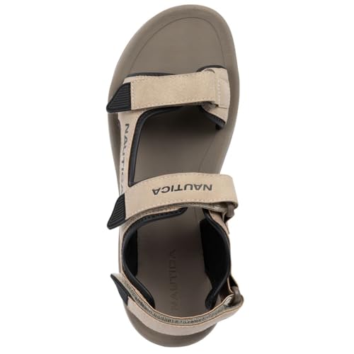 Image of Nautica Men's Athletic Sport Sandals - Adjustable Strap, Comfortable Open-Toe Hiking & Walking Sandals with Cushioned Sole