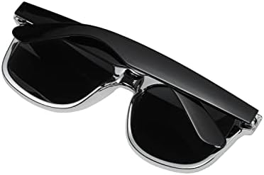 Komonee Chrome Drifter Sunglasses With Rainbow Lens Classic Style Retro Sun Shades Eye Glasses UV400 Protection Unisex For Men Women Golf Cycling Sports Fishing Travel
