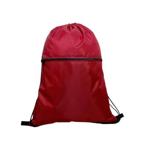 Mochila sacola esportiva academia Gym Bag unissex impermeável (Vermelho)