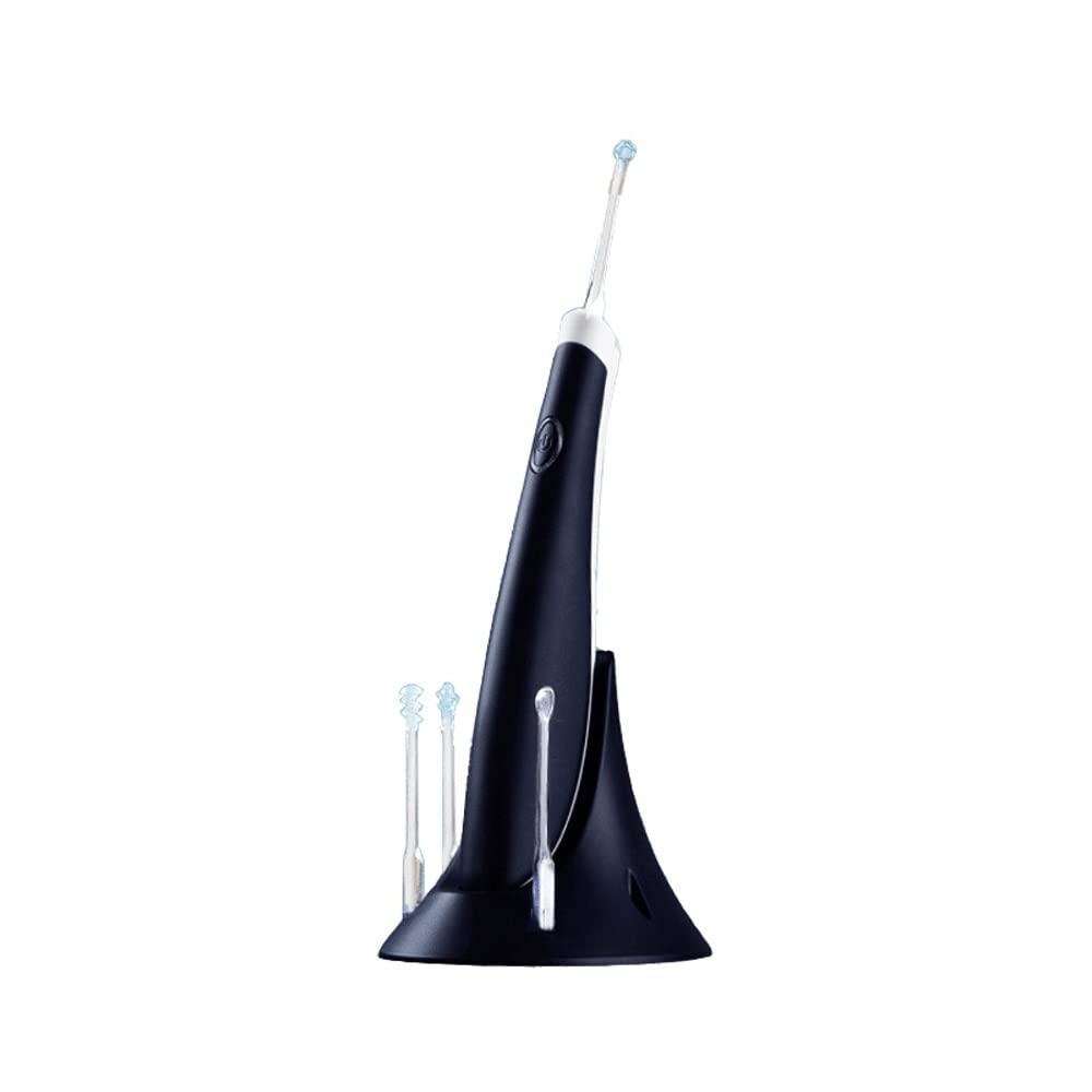 Ear Spoon Cleaning with LED Lighting Detachable Earwax Remover Tool Cleaner Spoon for Ear Care Color Dark Blue