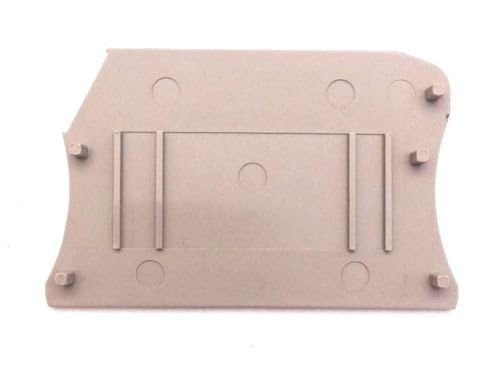 Dinkle DK4C-TF(5x20) DIN Rail Terminal Block Fuse Holder Cover for DK4-TF(5x20), Pack of 100