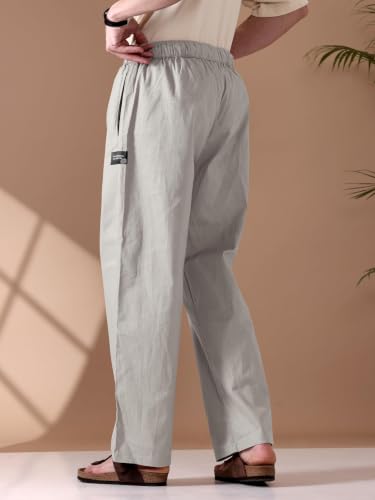 Image of Beyoung Cotton Loose Fit Pyjama For Men | Pure Cotton | Elasticated Waistband | Casual Style | Nightwear For Men | Lounge Pants