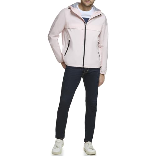 Image of Tommy Hilfiger Men's Simple Hooded Rain Jacket