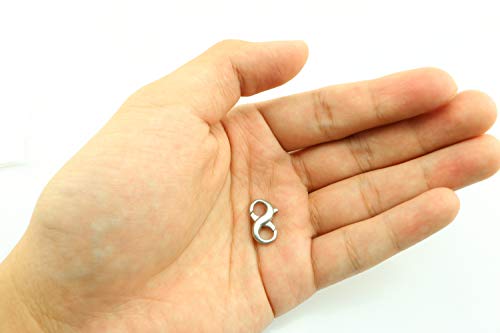 Dttra Double Opening Stainless Steel Eight Extender Connector Lobster Clasp For Diy Jewelry Accessories #TOP2