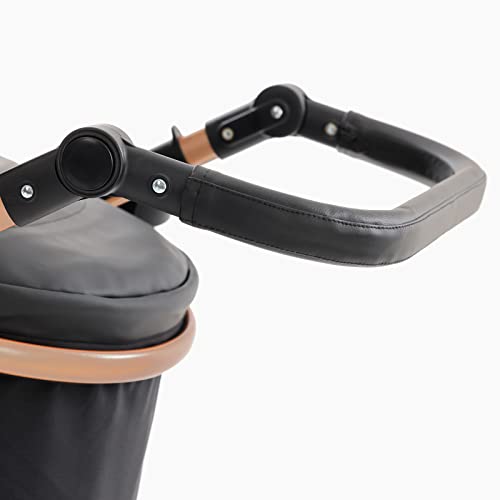 Pixini 3 in 1 Wandelwagen KALANI, Trio, Kind, Autostoel, Accessoires (Goud/Zwart) - Afbeelding 6