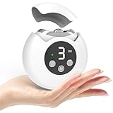 3 in 1 Electric Nail Clipper, Portable Electric Toenail Clippers for Seniors with Led Light, 3 Speed Automatic Electric Nail Trimmer, Rechargeable Fingernail Clipper Electric Polishing for Women Men