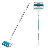 Beldray LA072573EU Pet Plus+ TPR Gel-Fusselroller mit Teleskopstiel | Abwaschbar | Eingebauter Abstreifer | Perfekt für die Entfernung von Haustierhaaren, Kunststoff, Turquoise