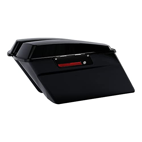 Alforjas duras para moto TCMT negro miniatura 2