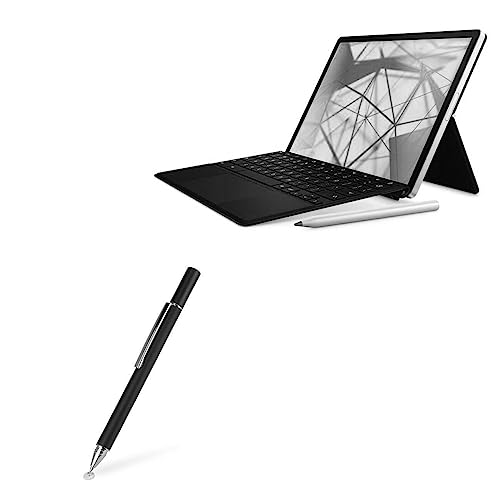 BoxWave Stylus Pen Compatible with HP Chromebook x2 Detachable (11 in) - FineTouch Capacitive Stylus, Super Precise Stylus Pen for HP Chromebook x2 Detachable (11 in) - Jet Black