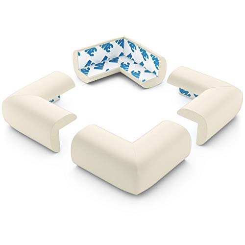 Foam Child Safety Corner Covers - 3M PreTaped Edge Protector for Baby, Off