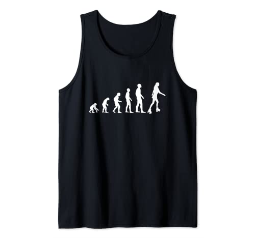 Evolution men's skates funny gift idea Tank Top