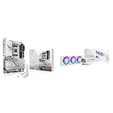 Bundle of ASUS ROG Strix X870-A Gaming WiFi AMD AM5 ATX Motherboard, DDR5, WiFi 7, 4X M.2 + ASUS ROG RYUJIN III 360 ARGB Extreme White AIO CPU Liquid Cooler, AMD & Intel Ready, Asetek Gen8 V2 Pump