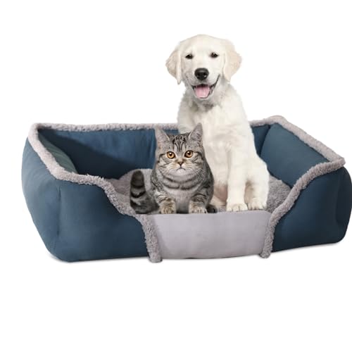 PETCUTE Cama para Perros pequeños Camas Perros Lavable Verano Calientes Cama para Mascotas con Forro de Felpa Cojín para Perros