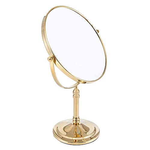 BEEZINI Double-Sided Makeup Mirror Tabletop Swivel Vanity Professional 8.5