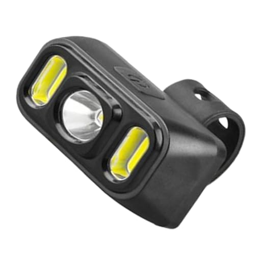 Nybhyjka Luz Frontal para Bicicleta, Faro Delantero Recargable Tipo C, Accesorios de conducción Nocturna para Interiores y Exteriores, Trabajo, Viajes, Supervivencia, Camping, Senderismo